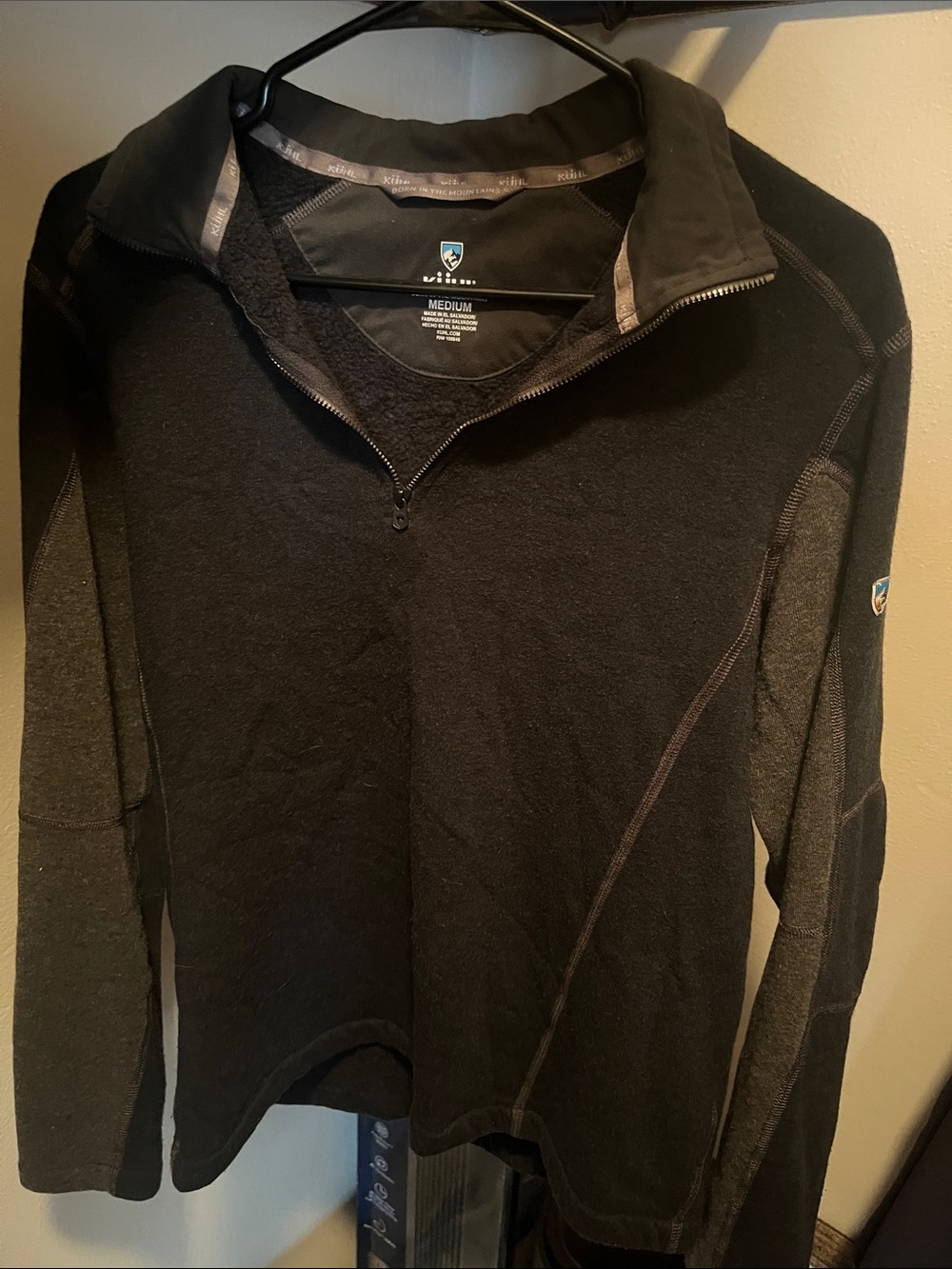 Kühl Black & Charcoal Quarter-Zip Pullover